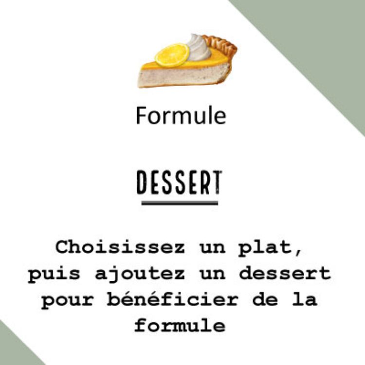 Image de Formule N°2 - Le dessert à 3€